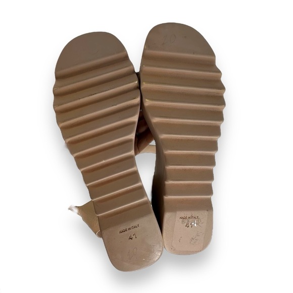 Steve Madden Lake Wedge Sandal Leather Lugged Shoe Women's Size 41 (9.5) - Picture 7 of 10